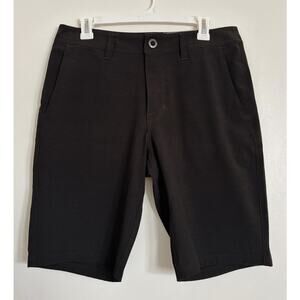 Black Men's Volcom Frickin SNT Static 21" Modern Hybrid Short 30